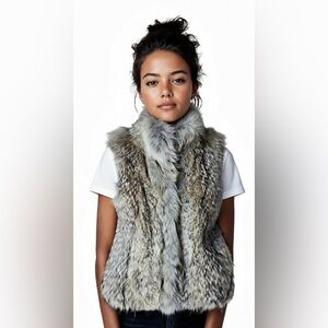 Coyote Fur Vest • NWOT